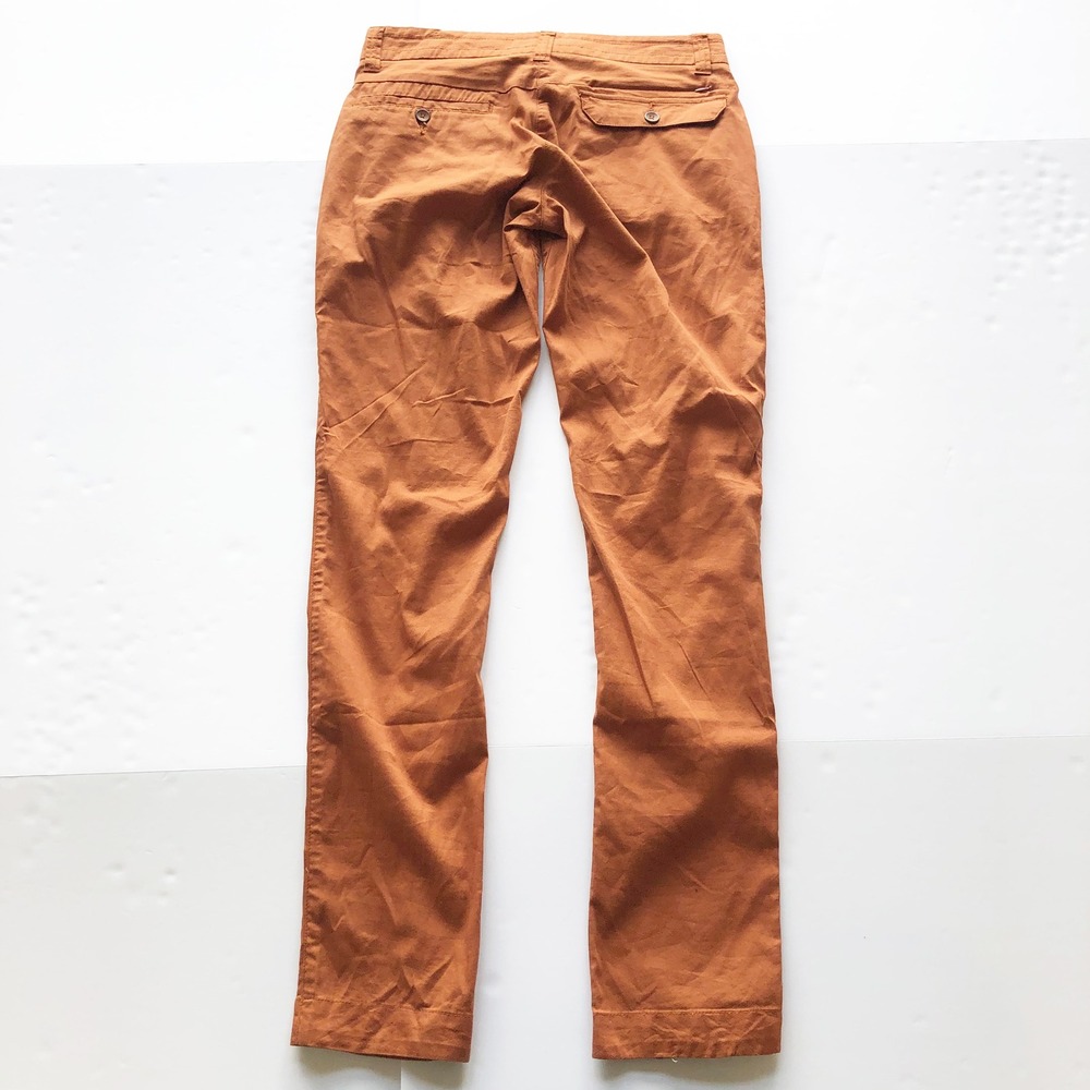 Horny Toad NWT Pants Womens 2 Elsa Pant Dark Copper Slim Straight Chino Outdoor - Picture 4 of 10